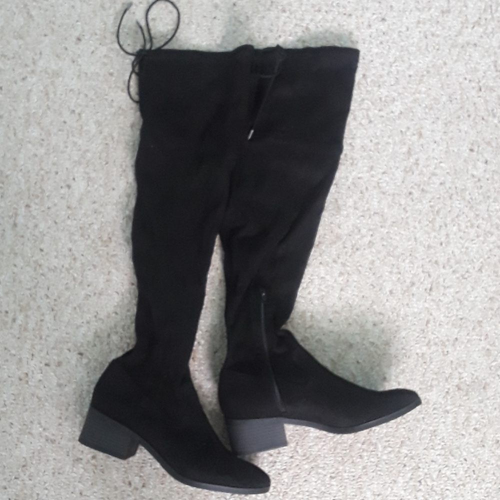 Boots over the knee suade - Picture 3 of 5